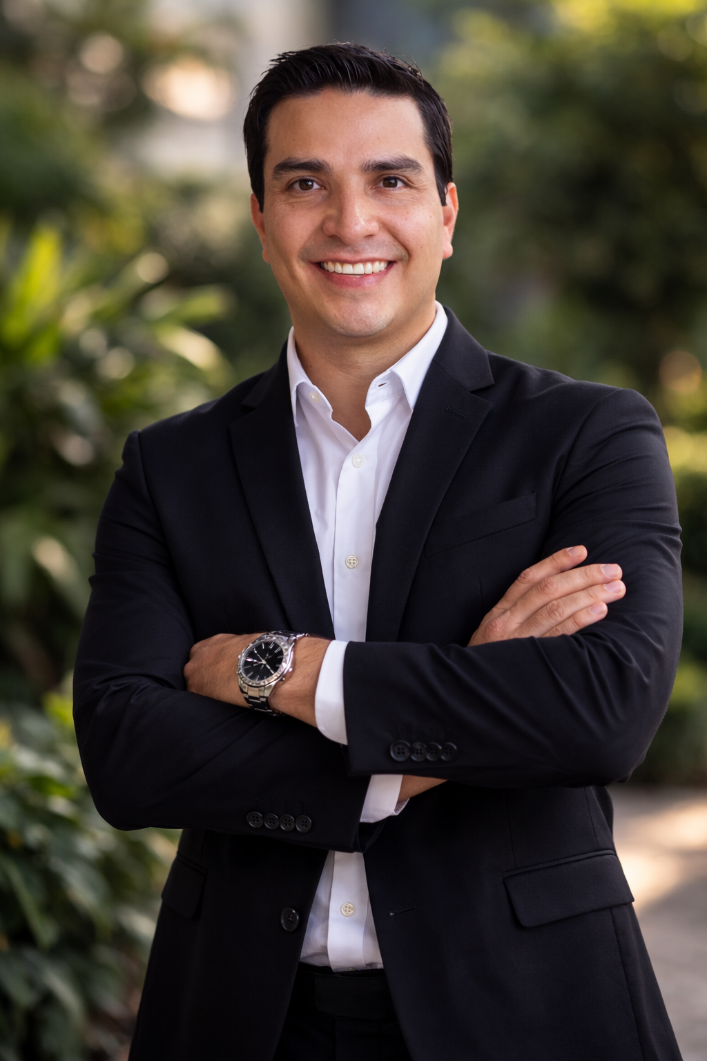 Daniel Oliva, retrato profesional de cuerpo medio